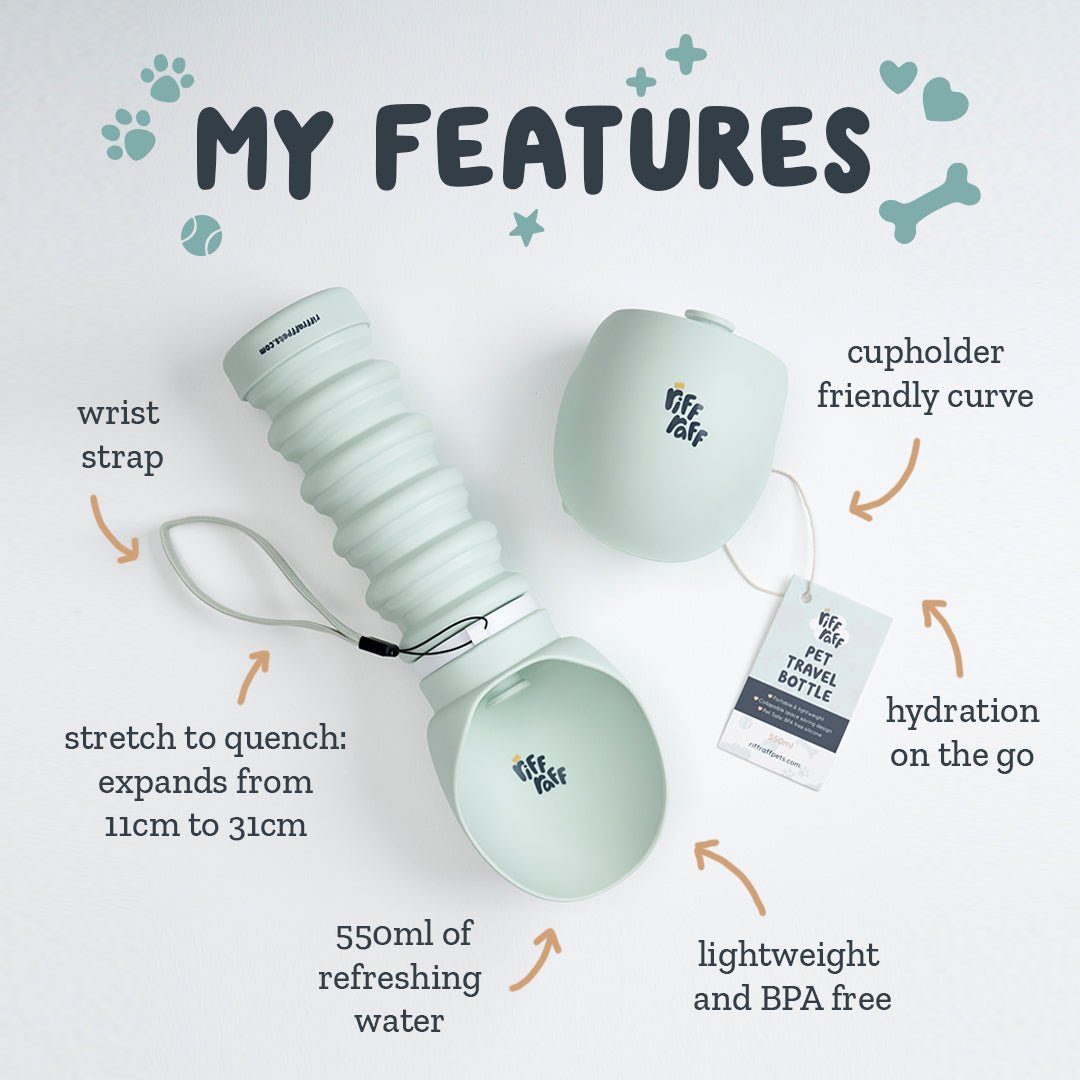 
                      
                        Pet Travel Bottle - riffraffpets
                      
                    