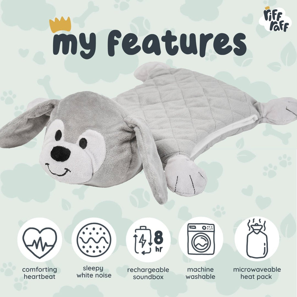 Puppy Comforter - Scout The Dog - riffraffpets