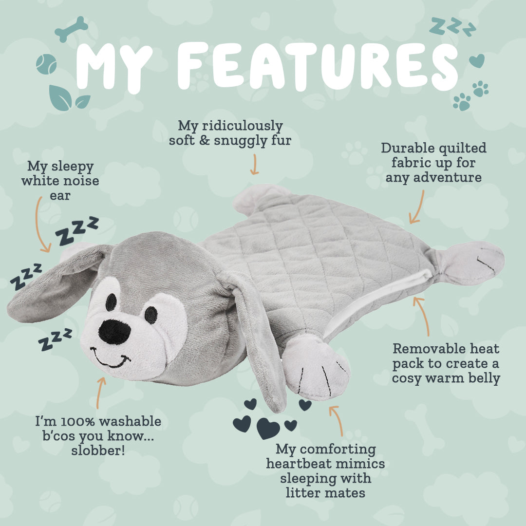 Riff Raff Pets: Puppy Comforter with Heartbeat & Heat Bag - Ultimate ...